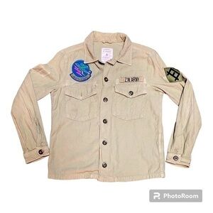 Zara military patch long sleeve